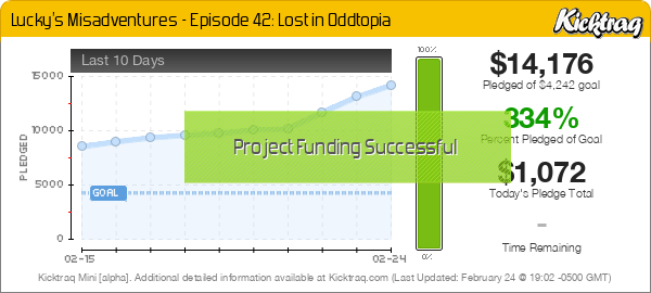 Lucky's Misadventures - Episode 42: Lost in Oddtopia - Kicktraq Mini