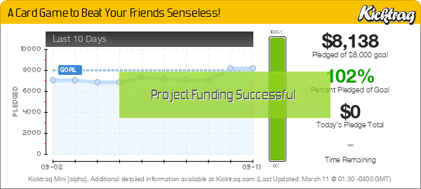 A Card Game to Beat Your Friends Senseless! -- Kicktraq Mini