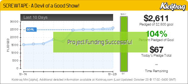 SCREWTAPE- A Devil of a Good Show! -- Kicktraq Mini