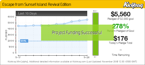Escape from Sunset Island: Revival Edition -- Kicktraq Mini