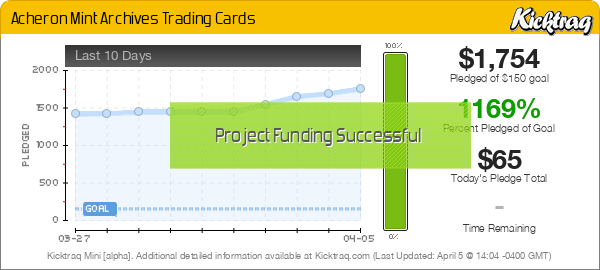 Acheron Mint Archives Trading Cards -- Kicktraq Mini