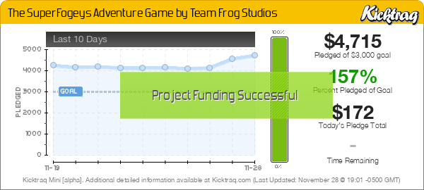 The SuperFogeys Adventure Game by Team Frog Studios -- Kicktraq Mini