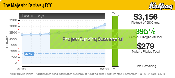 The Majestic Fantasy RPG -- Kicktraq Mini