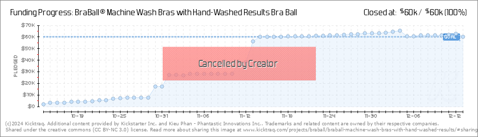 BraBall® Machine Wash Bras with Hand-Washed Results Bra Ball by Kieu Phan -  Phantastic Innovations Inc. :: Kicktraq