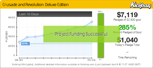 Crusade and Revolution: Deluxe Edition - Kicktraq Mini Crusade and Revolution: Deluxe Edition - Kicktraq Mini