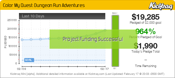 Color My Quest: Dungeon Run Adventures - Kicktraq Mini
