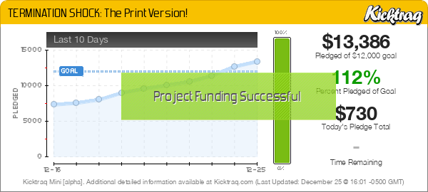 TERMINATION SHOCK: The Print Version! -- Kicktraq Mini