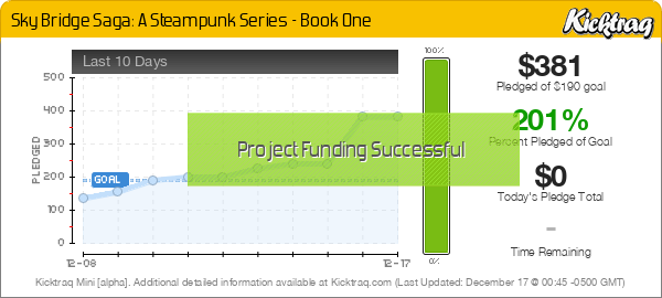 Sky Bridge Saga: A Steampunk Series - Book One -- Kicktraq Mini