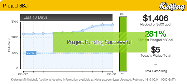 Project 8Ball -- Kicktraq Mini