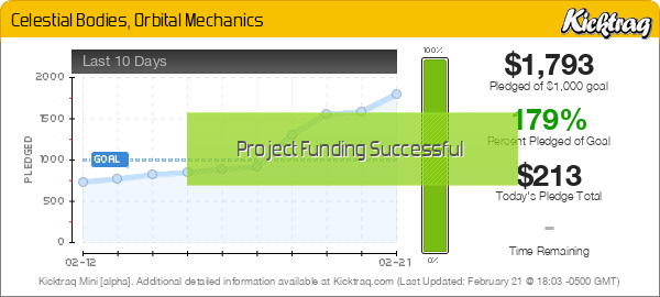 Celestial Bodies, Orbital Mechanics -- Kicktraq Mini