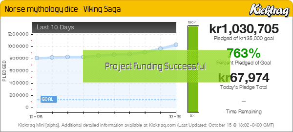 Norse mythology dice - Viking Saga - Kicktraq Mini Norse mythology dice - Viking Saga - Kicktraq Mini