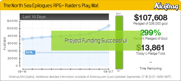 The North Sea Epilogues RPG + Raiders Play Mat -- Kicktraq Mini