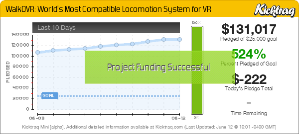 WalkOVR: World's Most Compatible Locomotion System for VR -- Kicktraq Mini